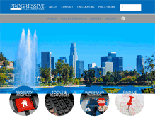 Tablet Screenshot of progressivetitle.com